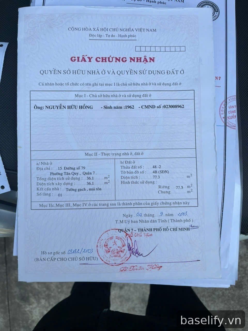 đường 36-77- 79-81-85 phường Tân Quy, quận 7. DT 4x18m.5,5x21m. 8x19m. 18x19m — ảnh 2