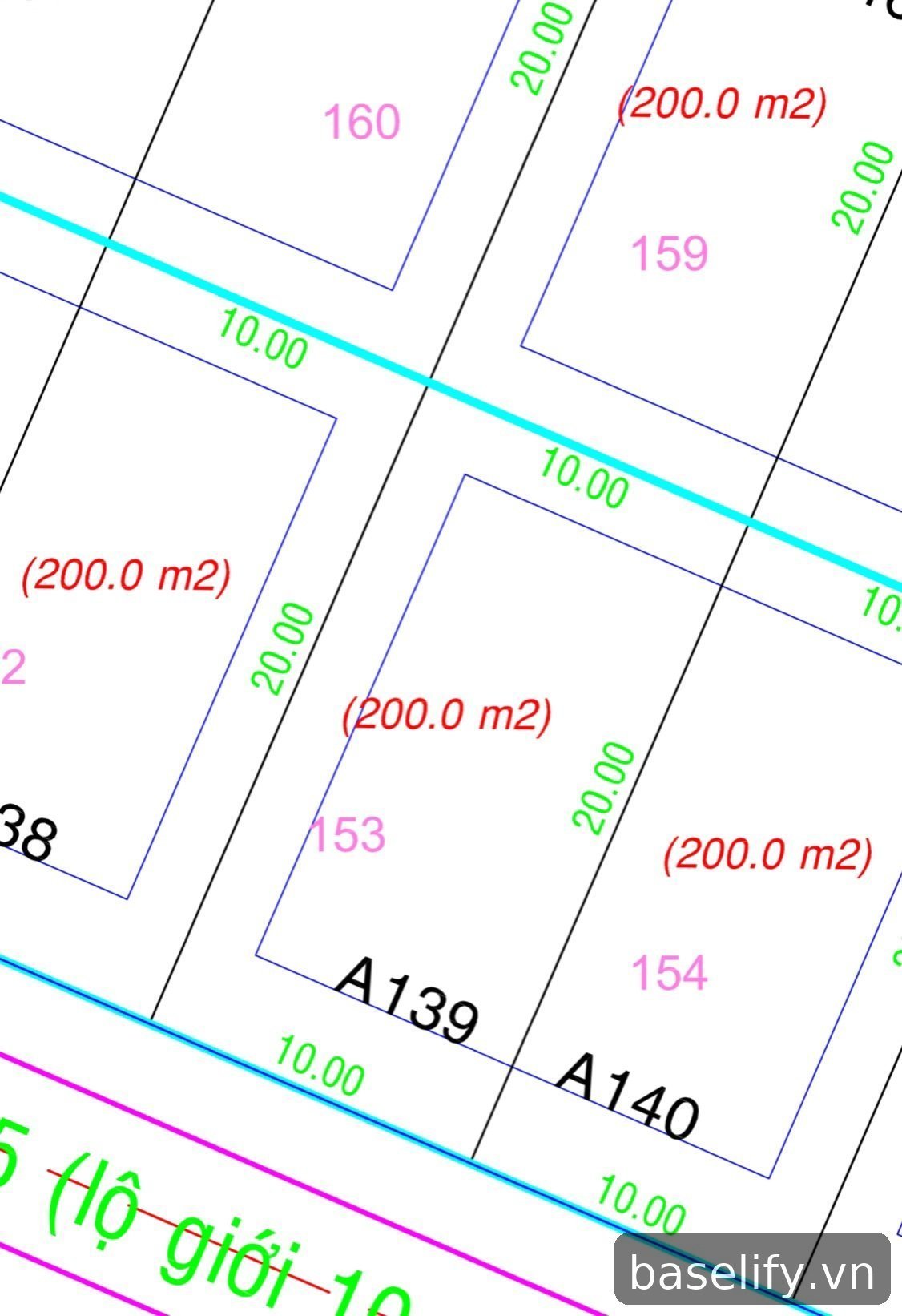Bán đất biệt thự Kim Sơn, Quận 7, DT 10x20m  200m², giá 135tr/m2 TL — ảnh 3