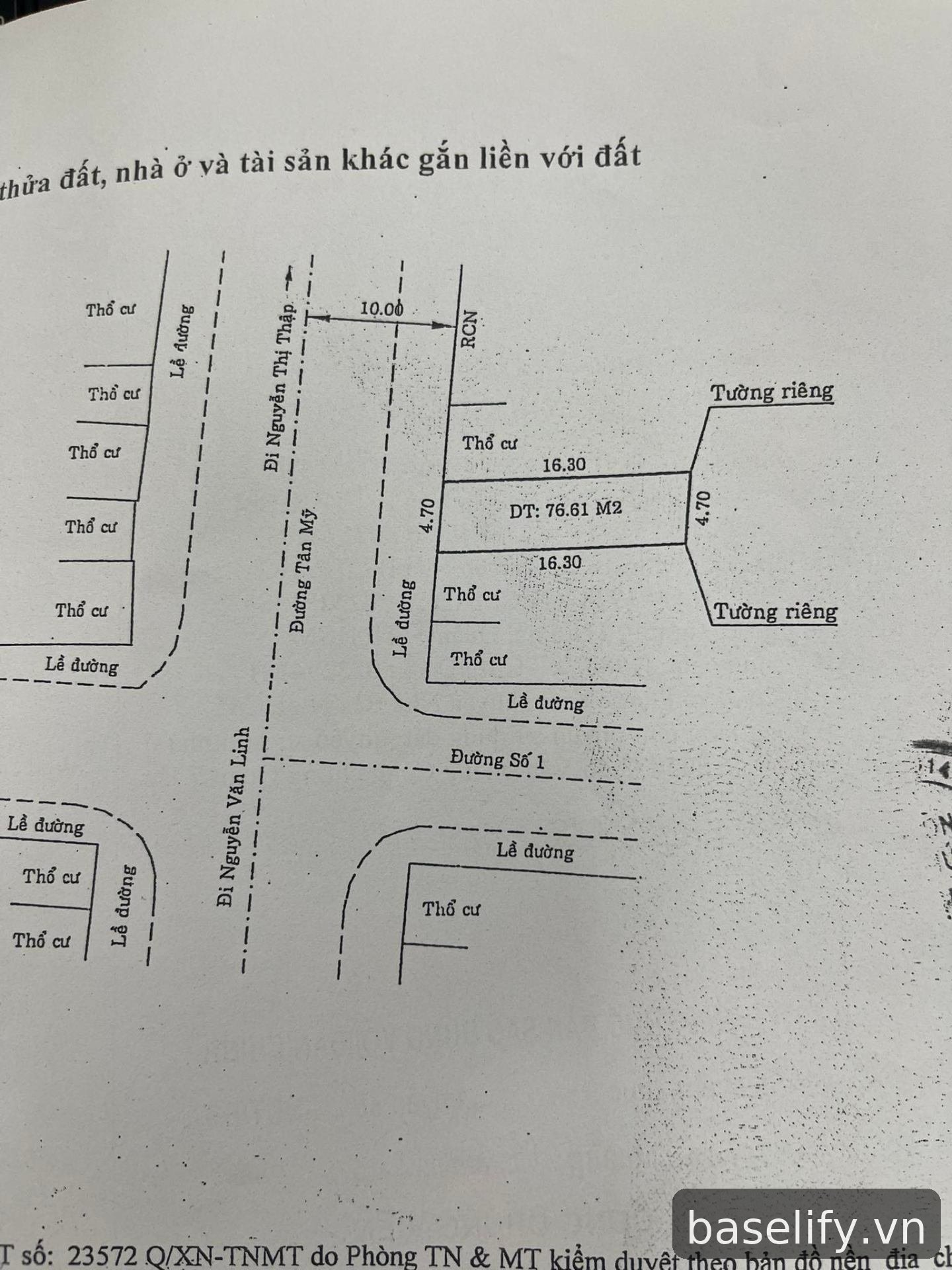 Bán nhà đường Tân Mỹ phường Tân Phú, Quận 7,  ngay chợ  tân mỹ. Dt 77m2, giá 27 tỷ — ảnh 3