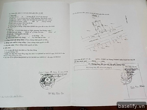 Bán lô đất biệt thự mặt tiền đường Số 40 khu Tân Quy Đông, Quận 7, DT 12x19, DTCN 228m2. — ảnh 2