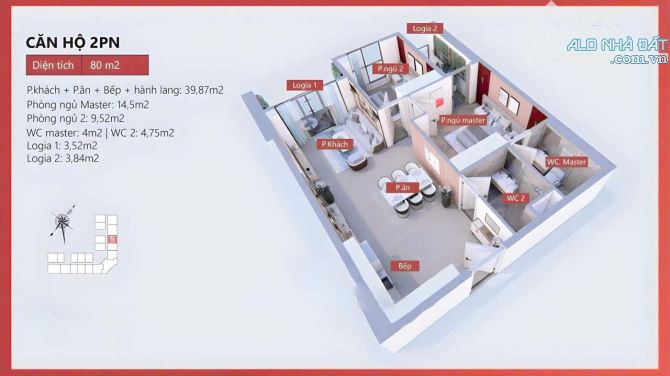 Mipec 54 Tố Hữu – Căn Hộ Iconia Lakeside Từ 50m2 Đến 80m2, View Đẹp Giá Tốt — ảnh 5