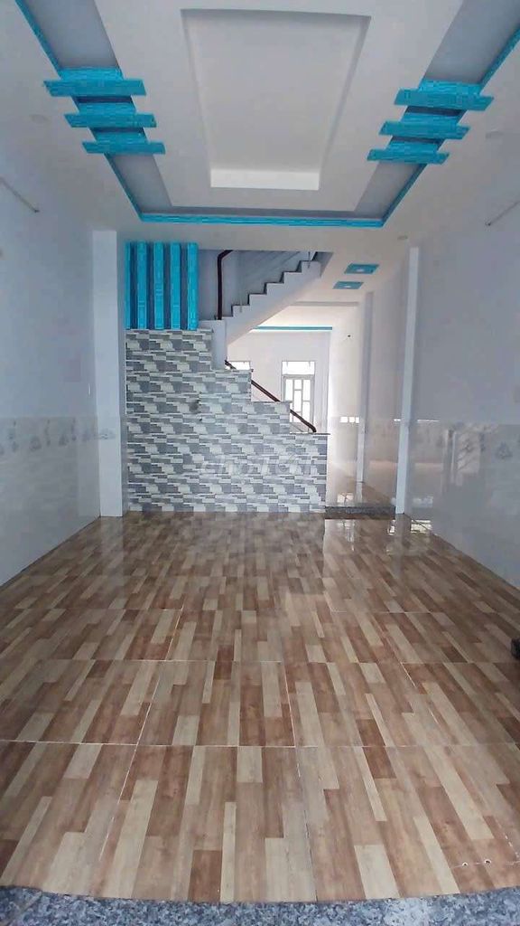 NHÀ ĐẸP 4 X16m MẶT TIỀN ĐƯỜNG THÔNG GẦN CHỢ LÊ THI NGAY VLA